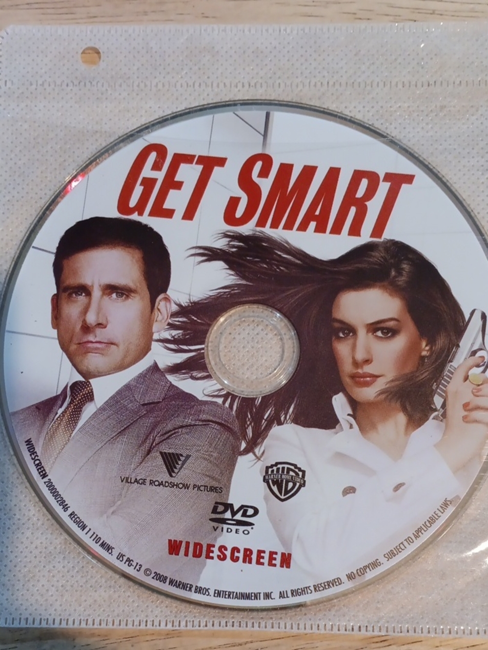 Get Smart DVD *NO CASE*